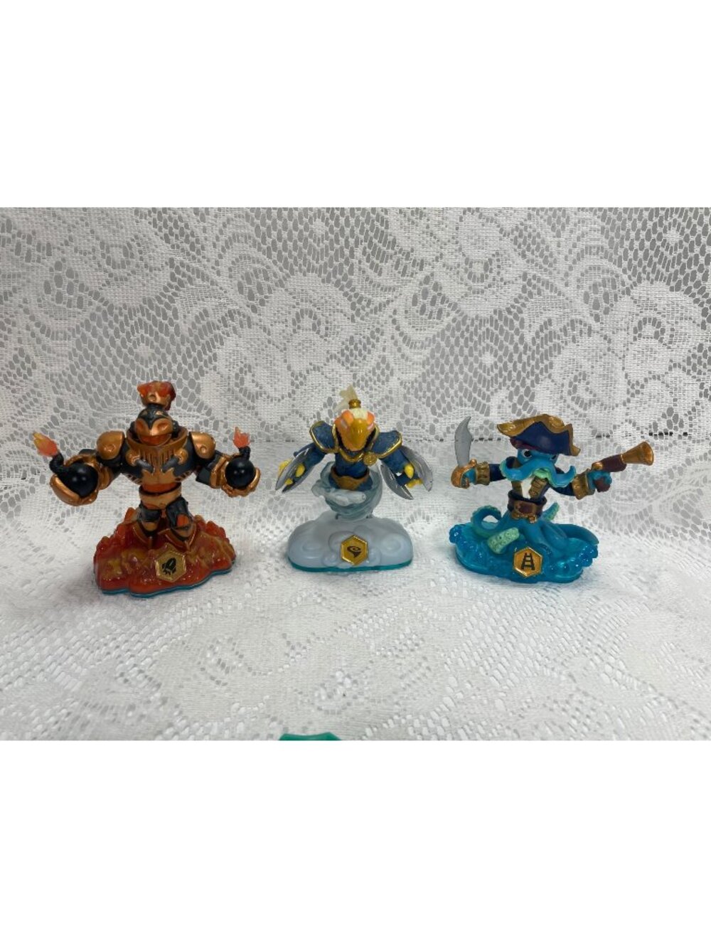 Skylanders Swap Force Figures Set Of 3: Blast Zone Free Ranger & Wash Buckler